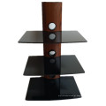 Wood Grain Tube DVD Wall Mount